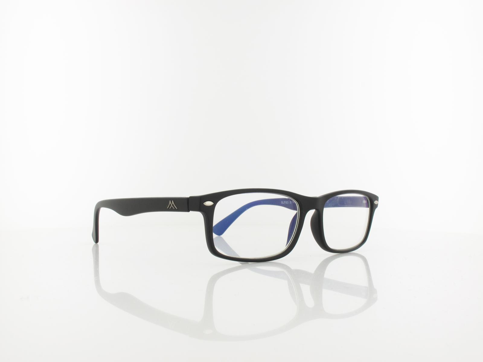 Brilando | HBLF83 BLUE-UV Fertiglesebrille | black | +0,00
