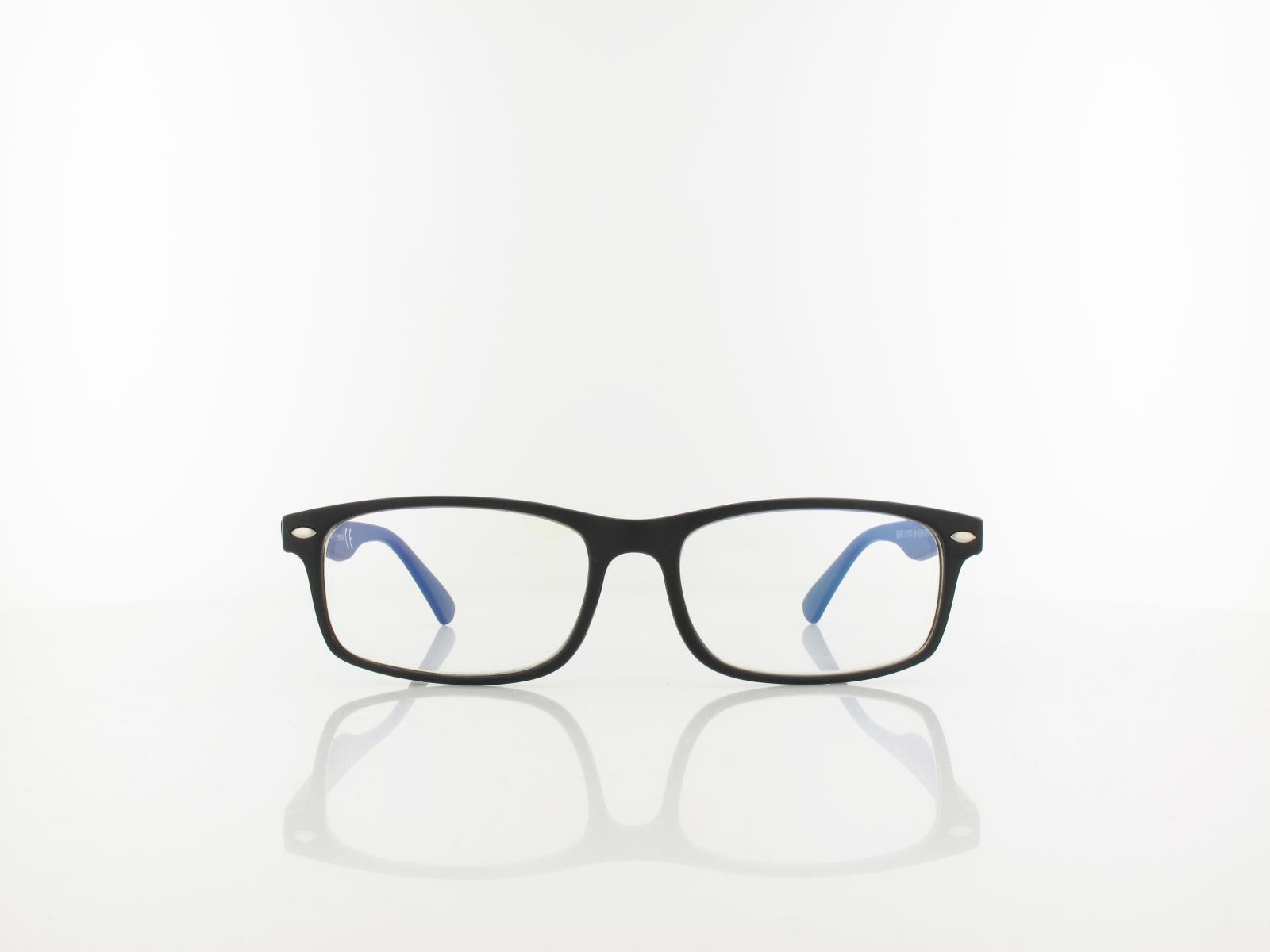 Brilando | HBLF83 BLUE-UV Fertiglesebrille | black | +2,50