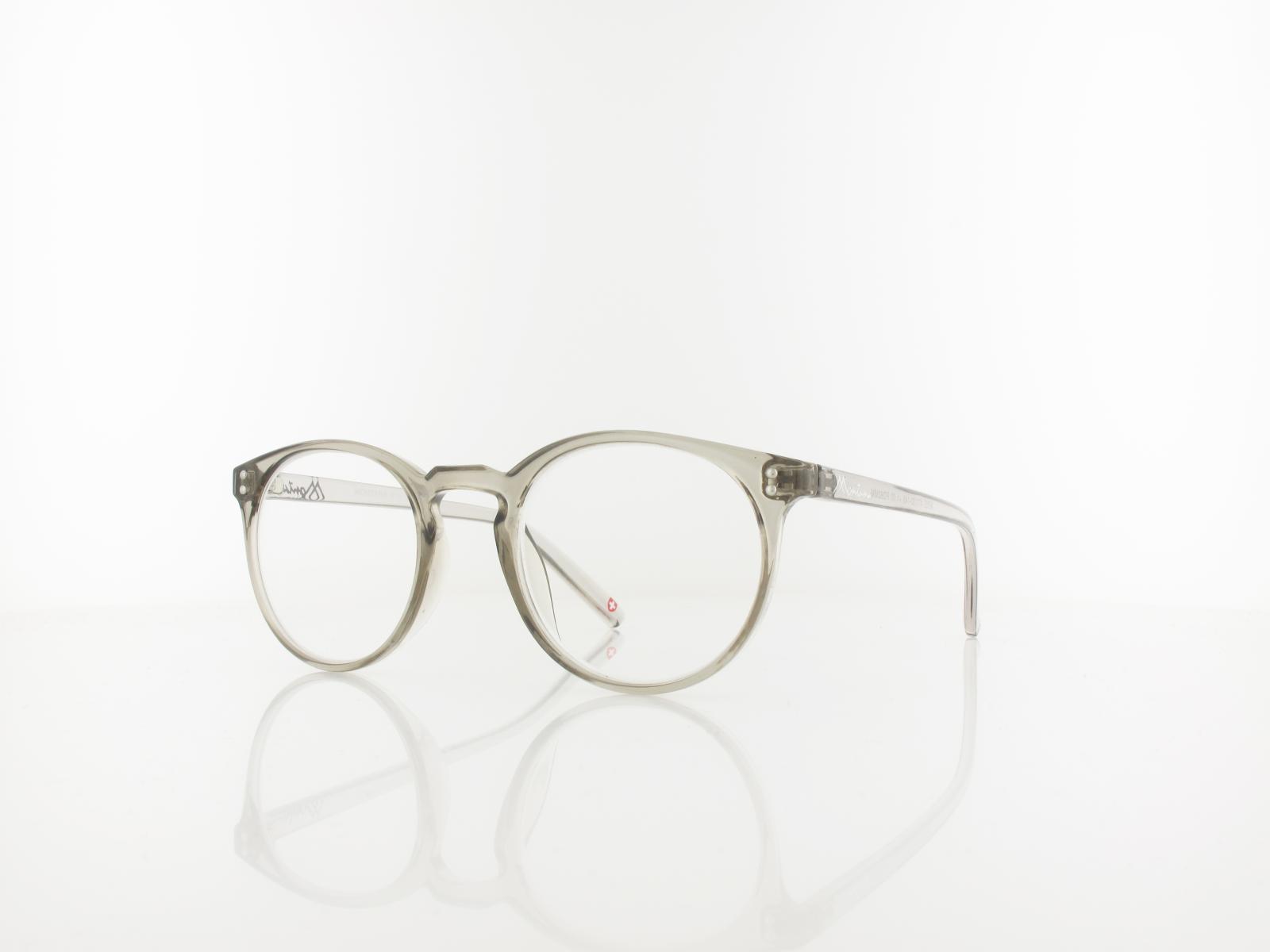 Brilando | HMR55 Fertiglesebrille | clear grey | +1,00