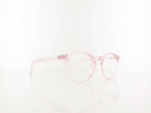Brilando | HMR55B Fertiglesebrille | clear pink | +1,00