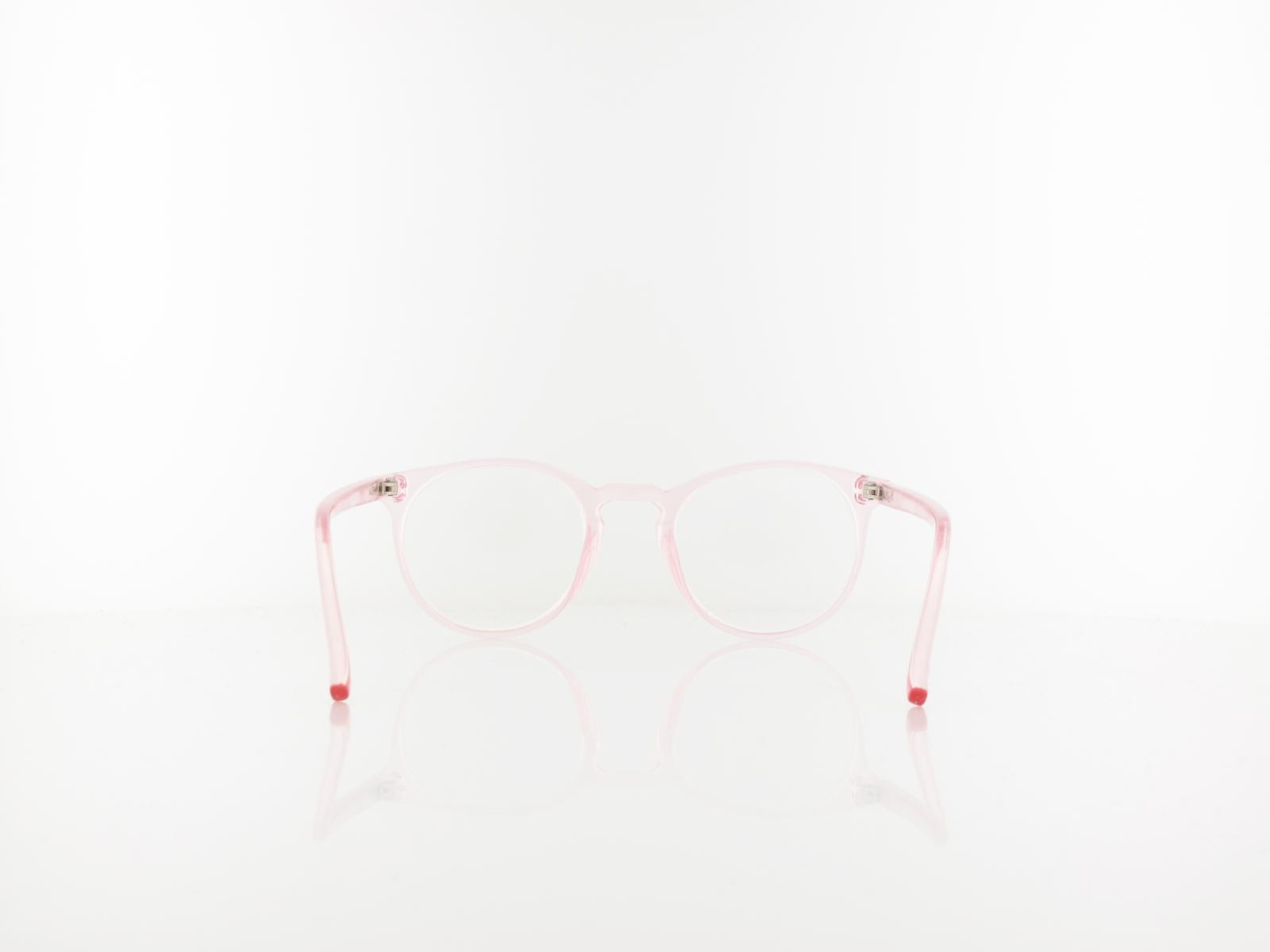 Brilando | HMR55B Fertiglesebrille | clear pink | +3,00