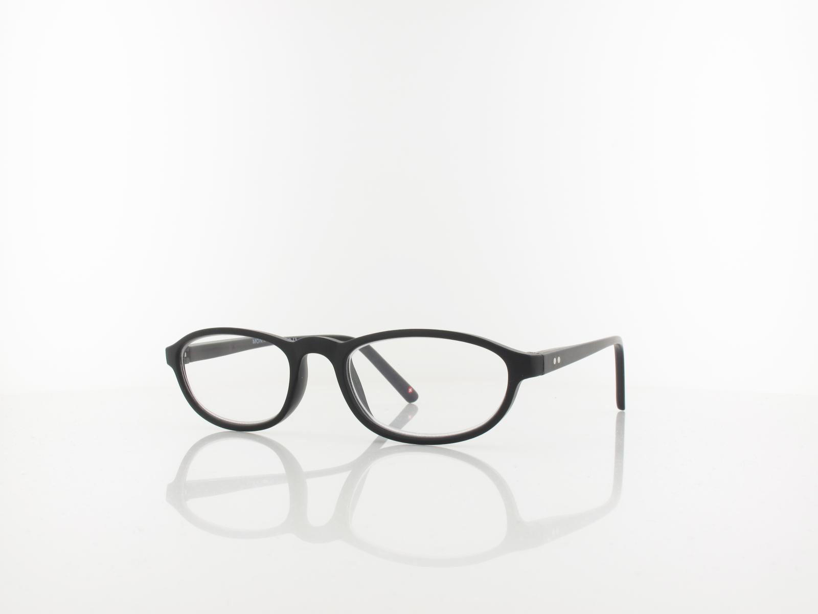 Brilando | HMR57 Fertiglesebrille | matt black | +1,00