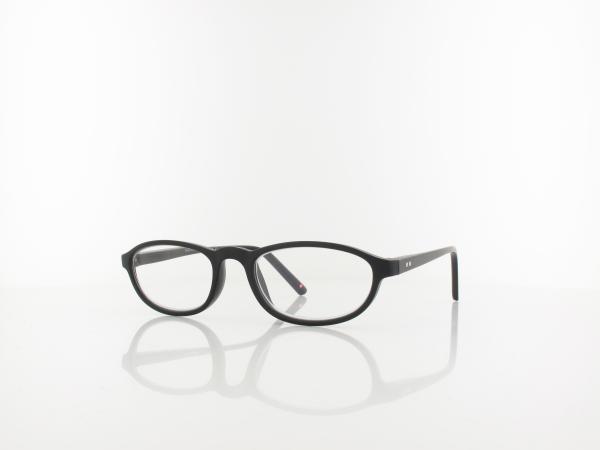 Brilando | HMR57 Fertiglesebrille | matt black | +1,00