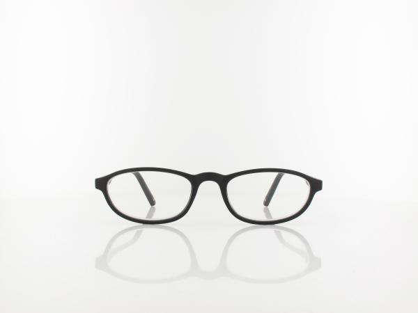 Brilando | HMR57 Fertiglesebrille | matt black | +1,00