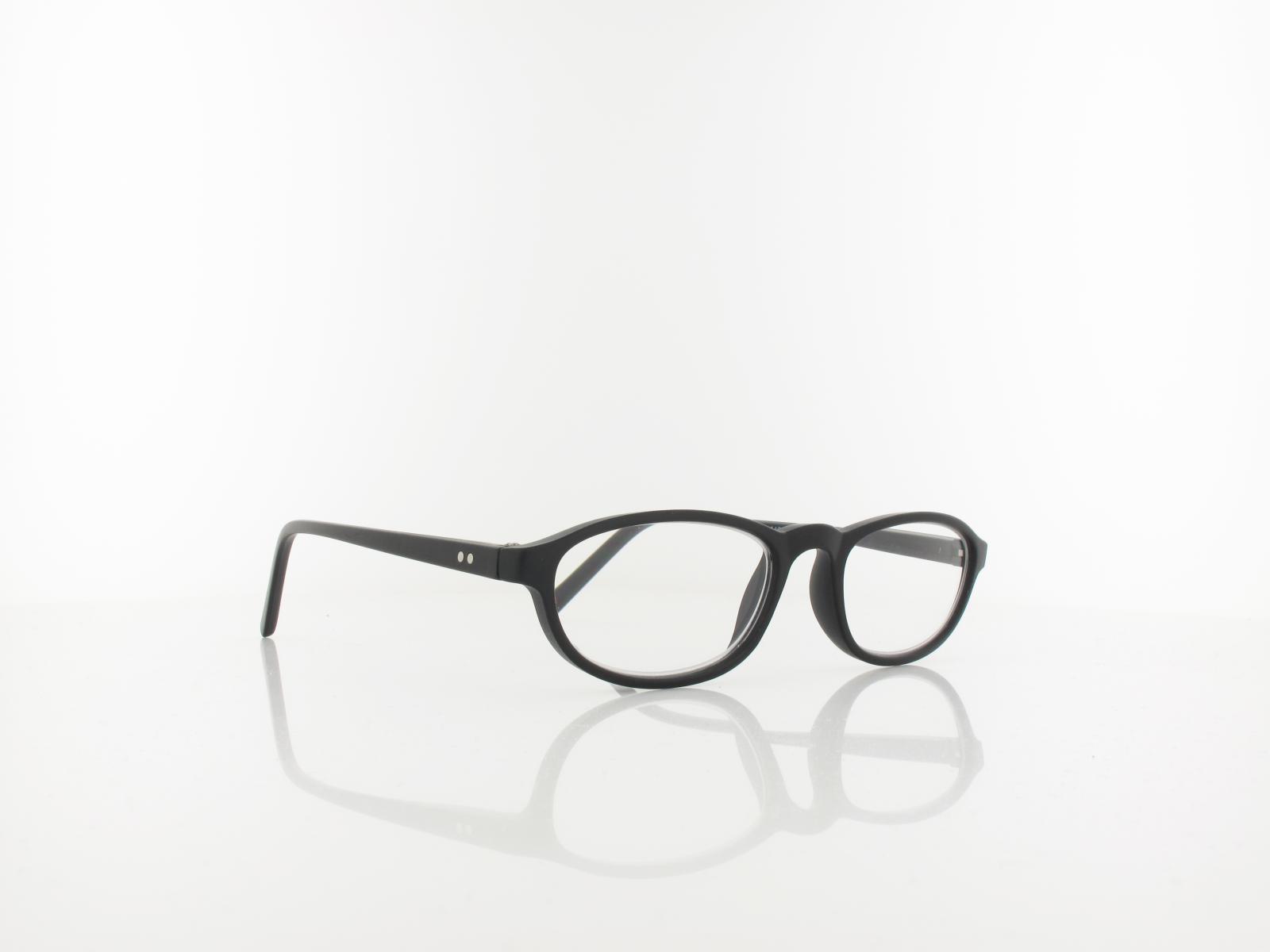 Brilando | HMR57 Fertiglesebrille | matt black | +1,00