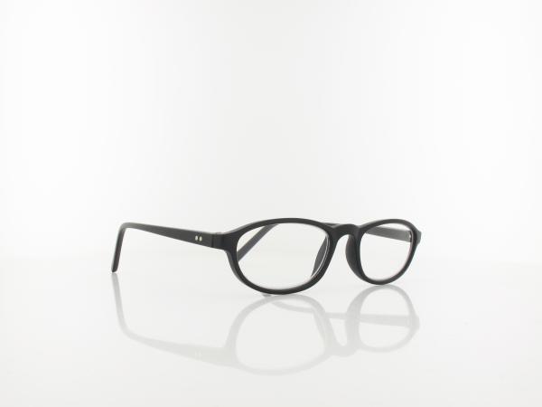 Brilando | HMR57 Fertiglesebrille | matt black | +1,00