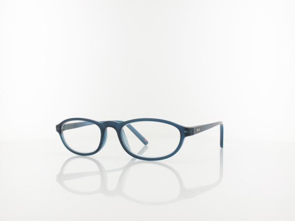 Brilando | HMR57B Fertiglesebrille | matt blue | +1,00