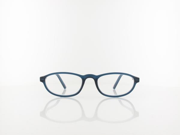 Brilando | HMR57B Fertiglesebrille | matt blue | +1,00