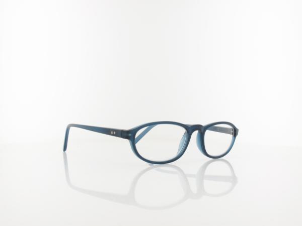 Brilando | HMR57B Fertiglesebrille | matt blue | +1,00