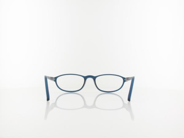 Brilando | HMR57B Fertiglesebrille | matt blue | +1,00