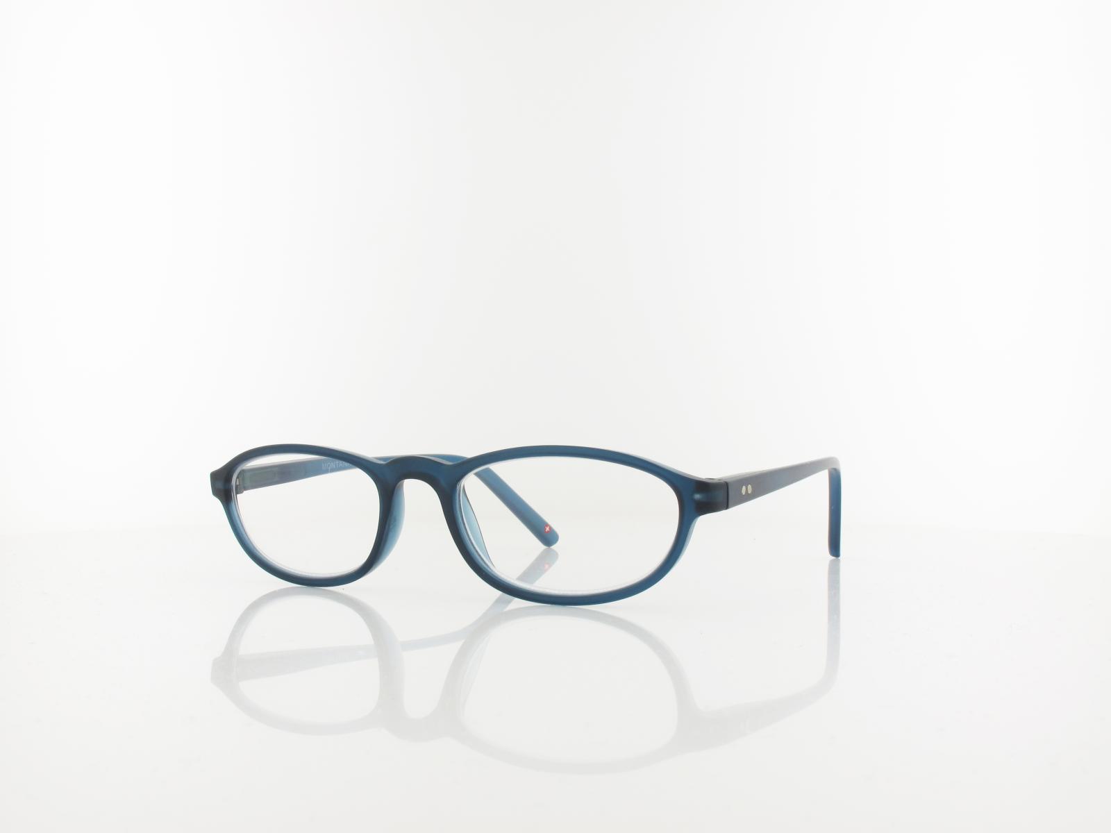 Brilando | HMR57B Fertiglesebrille | matt blue | +3,00