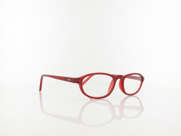 Brilando | HMR57C Fertiglesebrille | matt burgundy  | +2,00