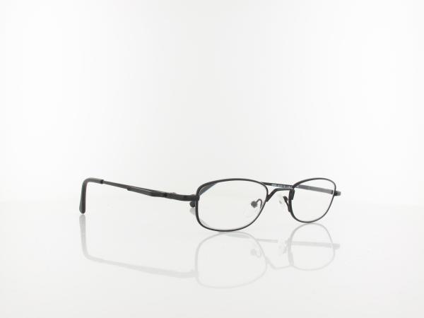 Brilando | HMR63B Fertiglesebrille | matt black | +1,00