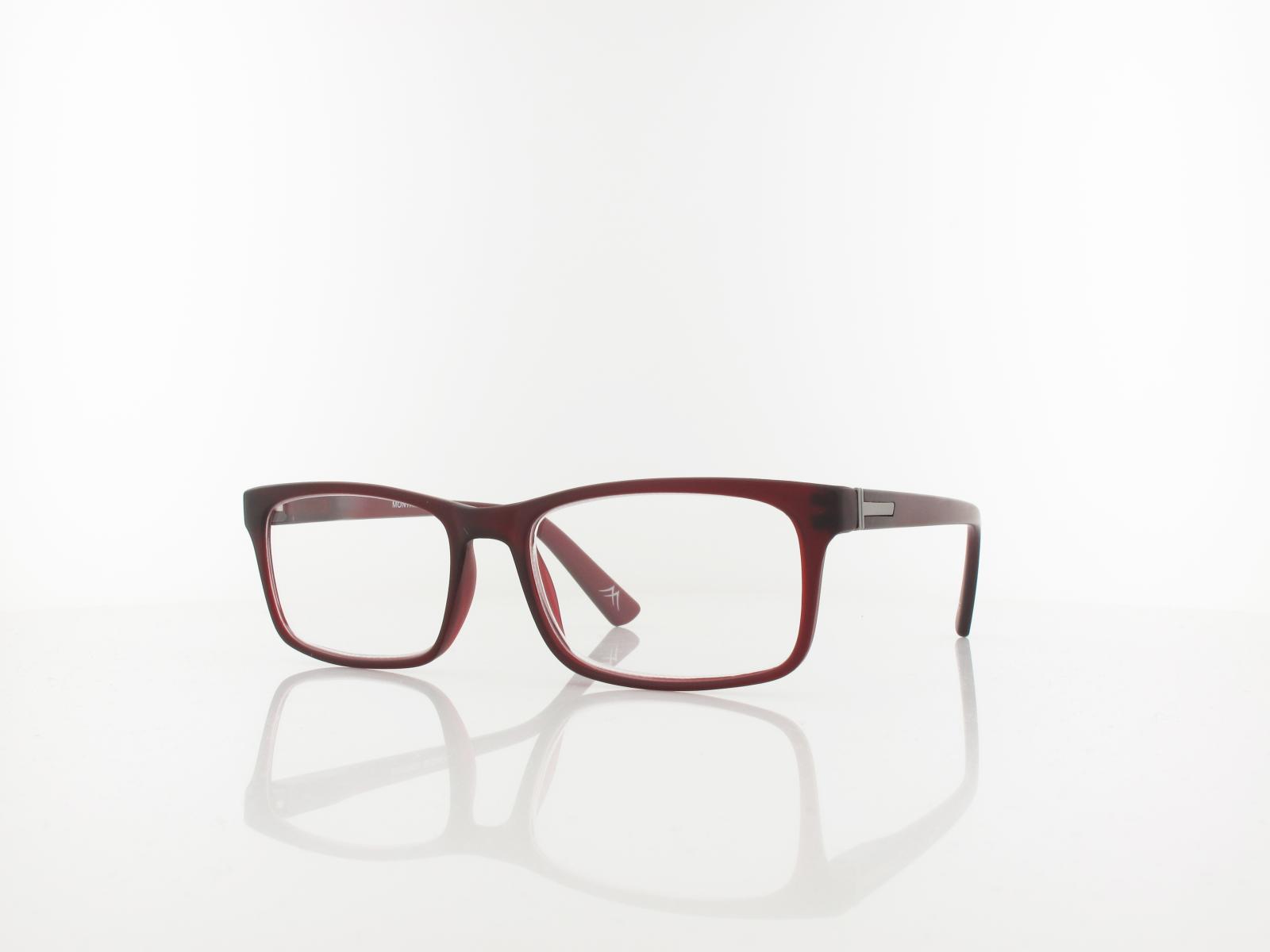Brilando | HMR73C Fertiglesebrille | dark red | +2,00