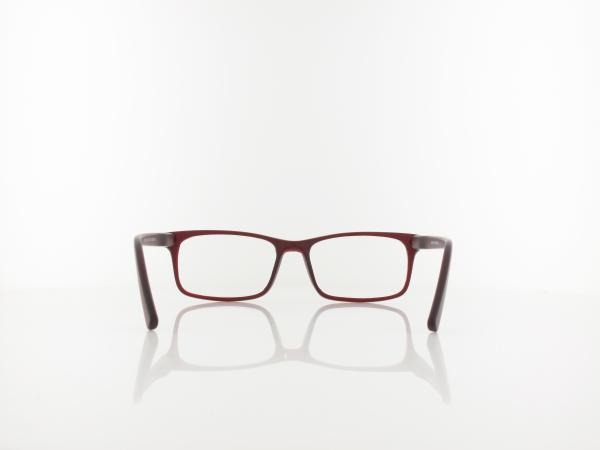 Brilando | HMR73C Fertiglesebrille | dark red | +2,00
