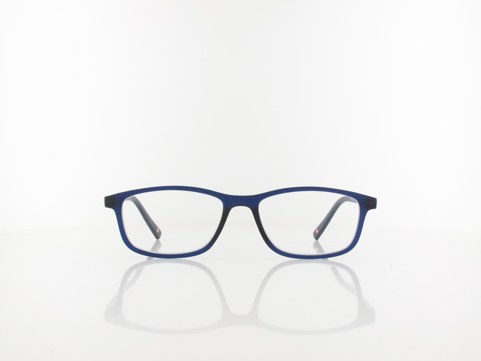 Brilando | MR51A Fertiglesebrille | matt blue | +3,00