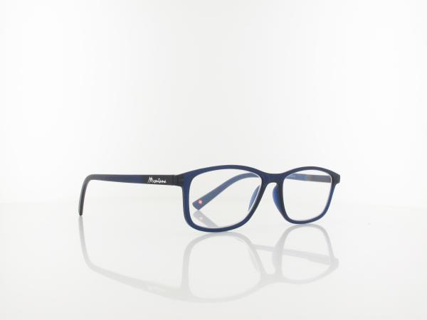 Brilando | MR51A Fertiglesebrille | matt blue | +3,00