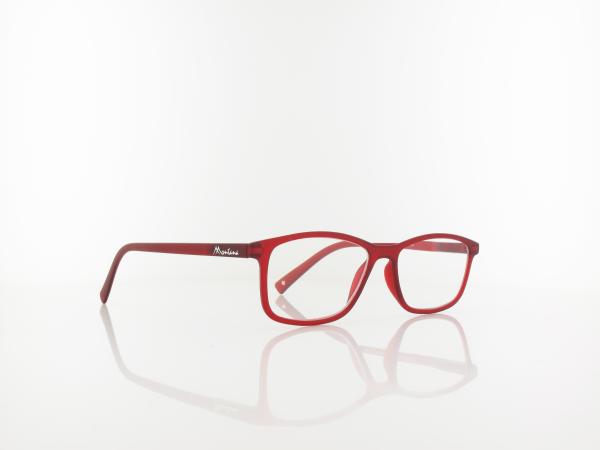 Brilando | MR51B Fertiglesebrille | matt red | +1,00