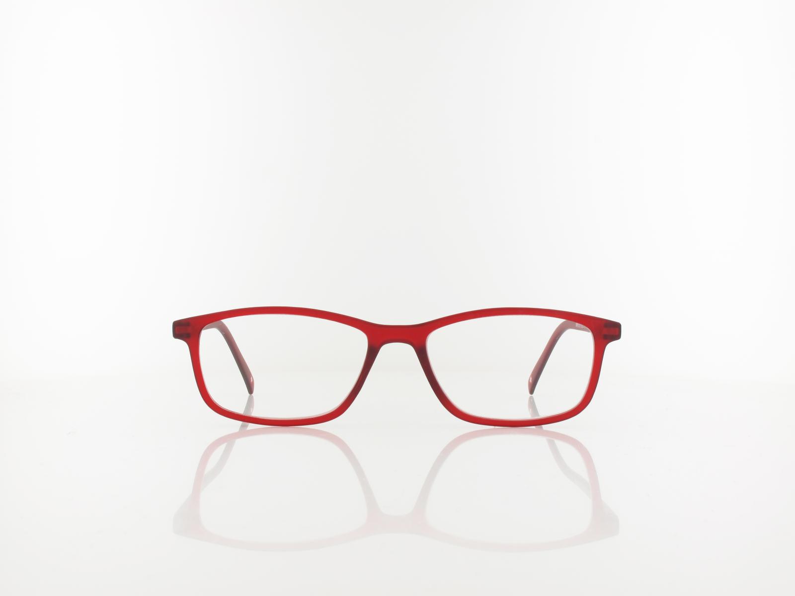 Brilando | MR51B Fertiglesebrille | matt red | +3,00