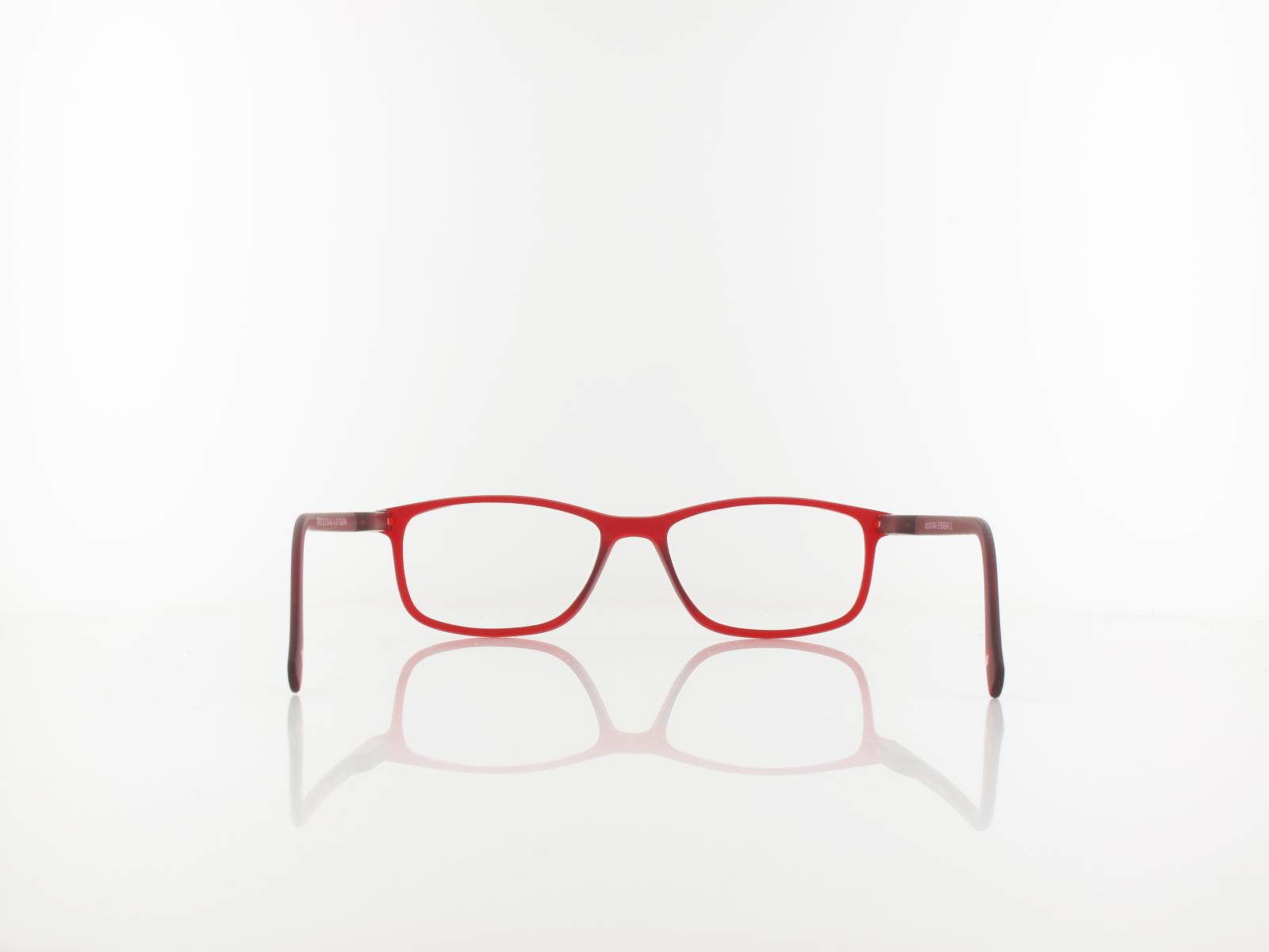 Brilando | MR51B Fertiglesebrille | matt red | +3,00