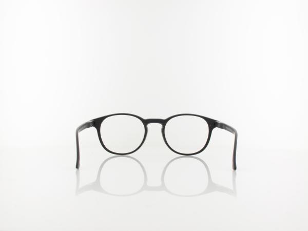 Brilando | MR52 Fertiglesebrille | matt black | +1,00