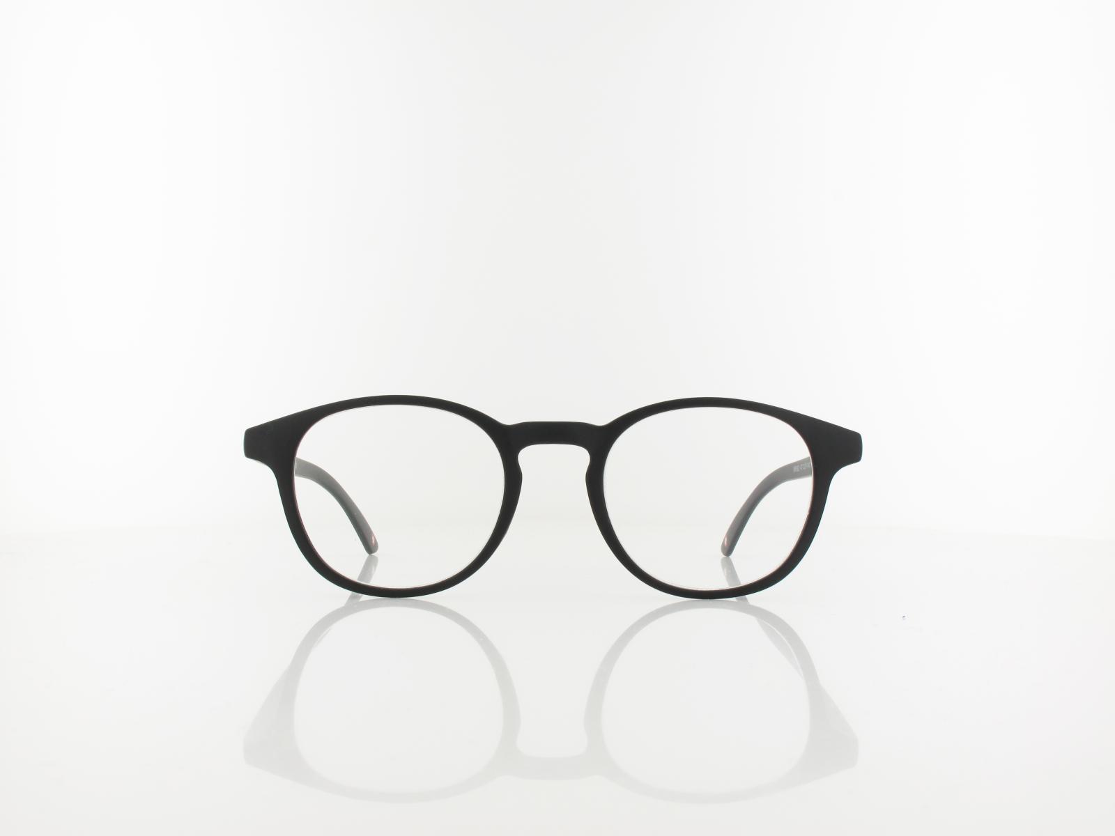 Brilando | MR52 Fertiglesebrille | matt black | +2,00