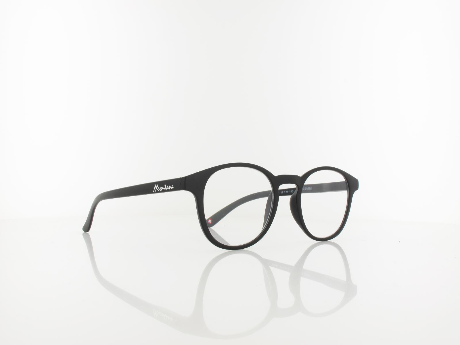 Brilando | MR52 Fertiglesebrille | matt black | +2,00