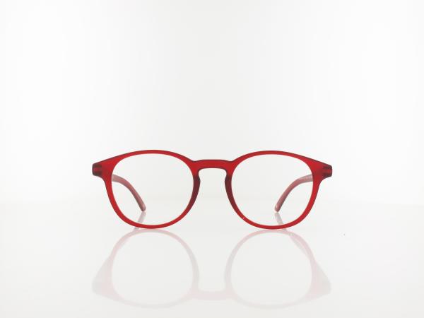 Brilando | MR52B Fertiglesebrille | matt red | +1,50