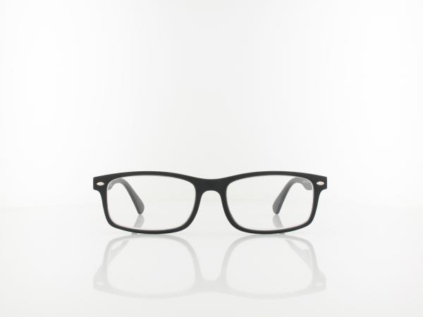 Brilando | MR83 Fertiglesebrille | matte black | +1,00