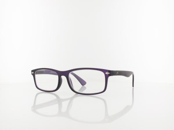 Brilando | MR83D Fertiglesebrille | purple | +2,50