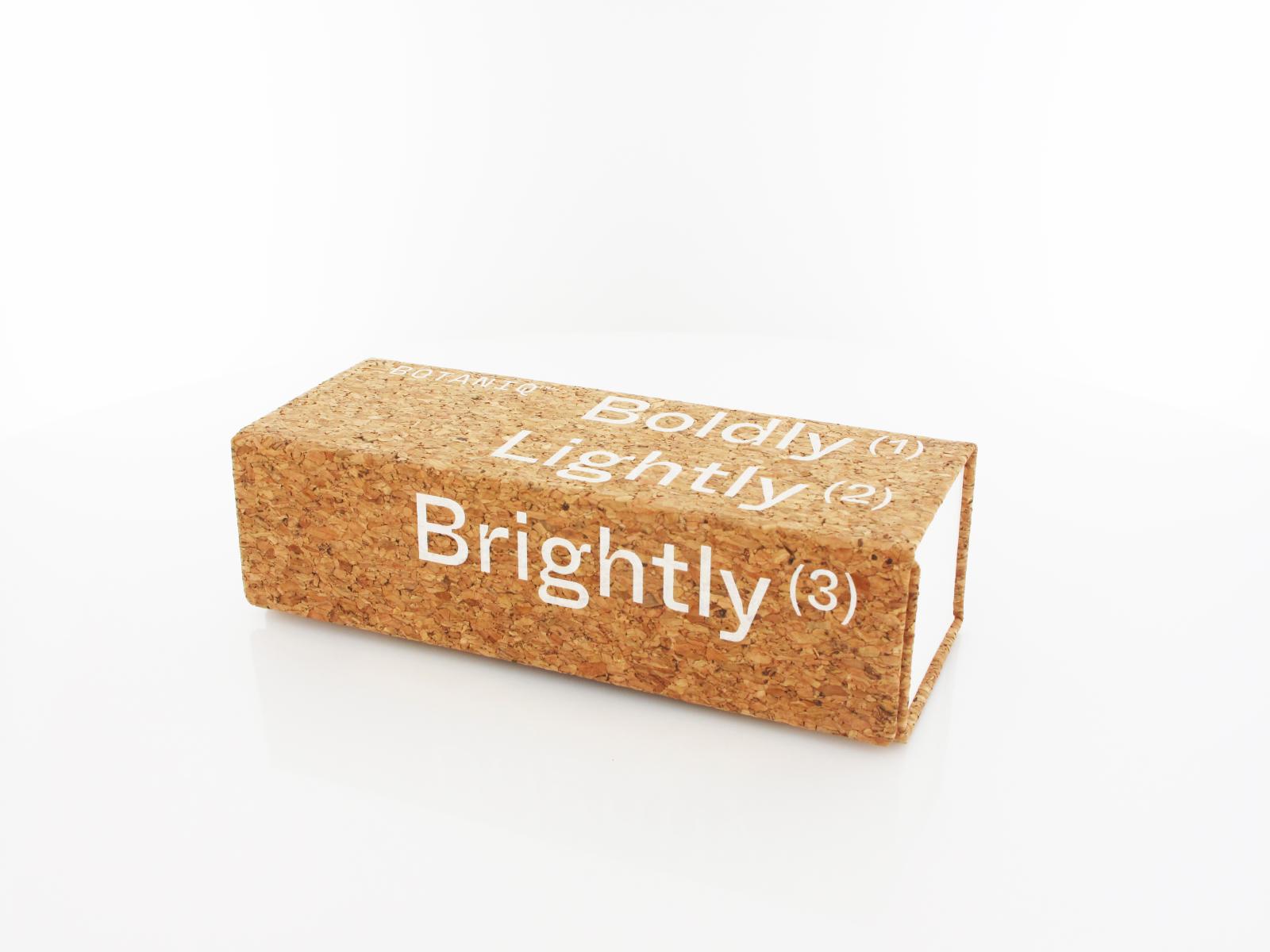 Botaniq | BIO-1001 104 53 | matte black cork pink crystal