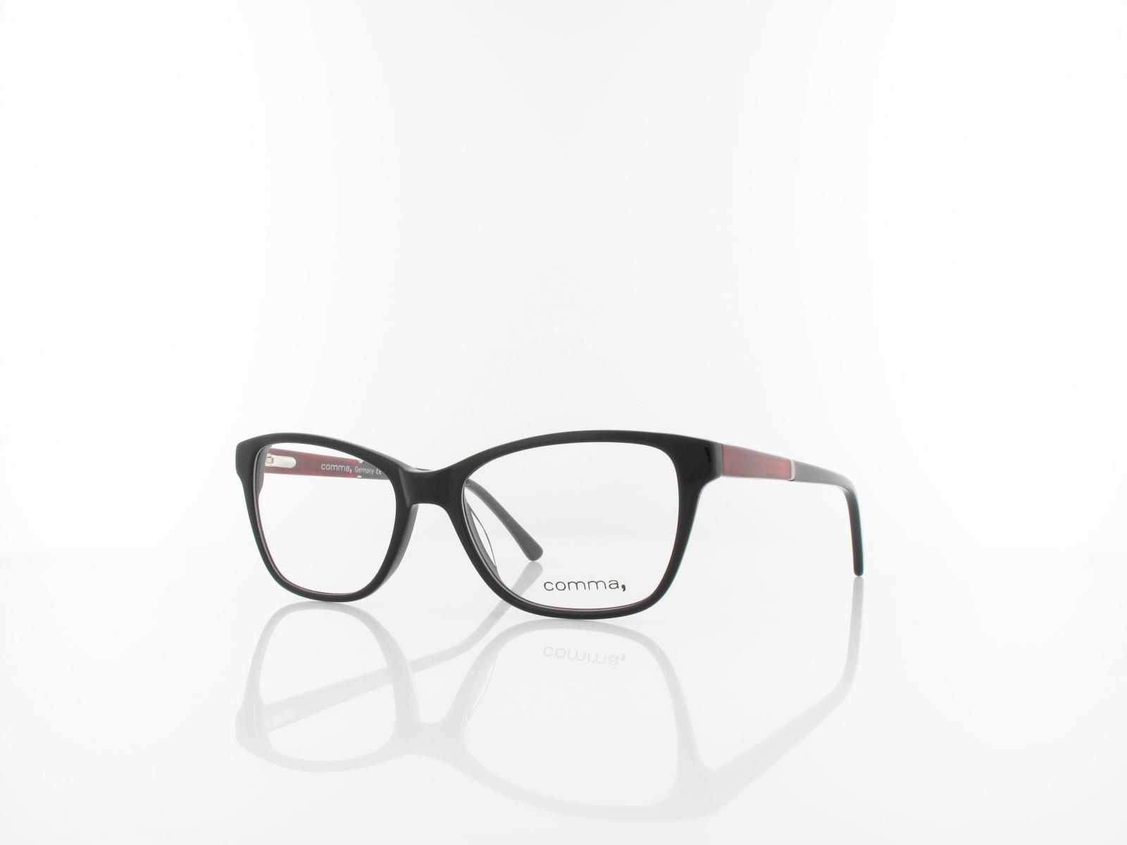 Comma | 70017 37 50 | shiny black dark red