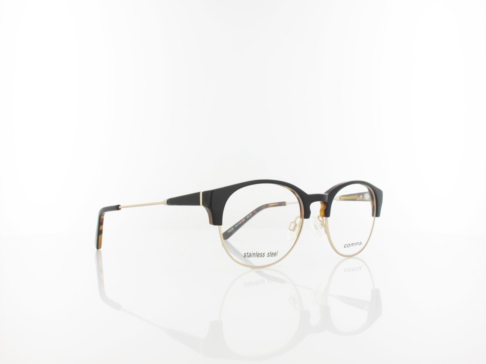 Comma | 70026 30 50 | shiny black light gold havana