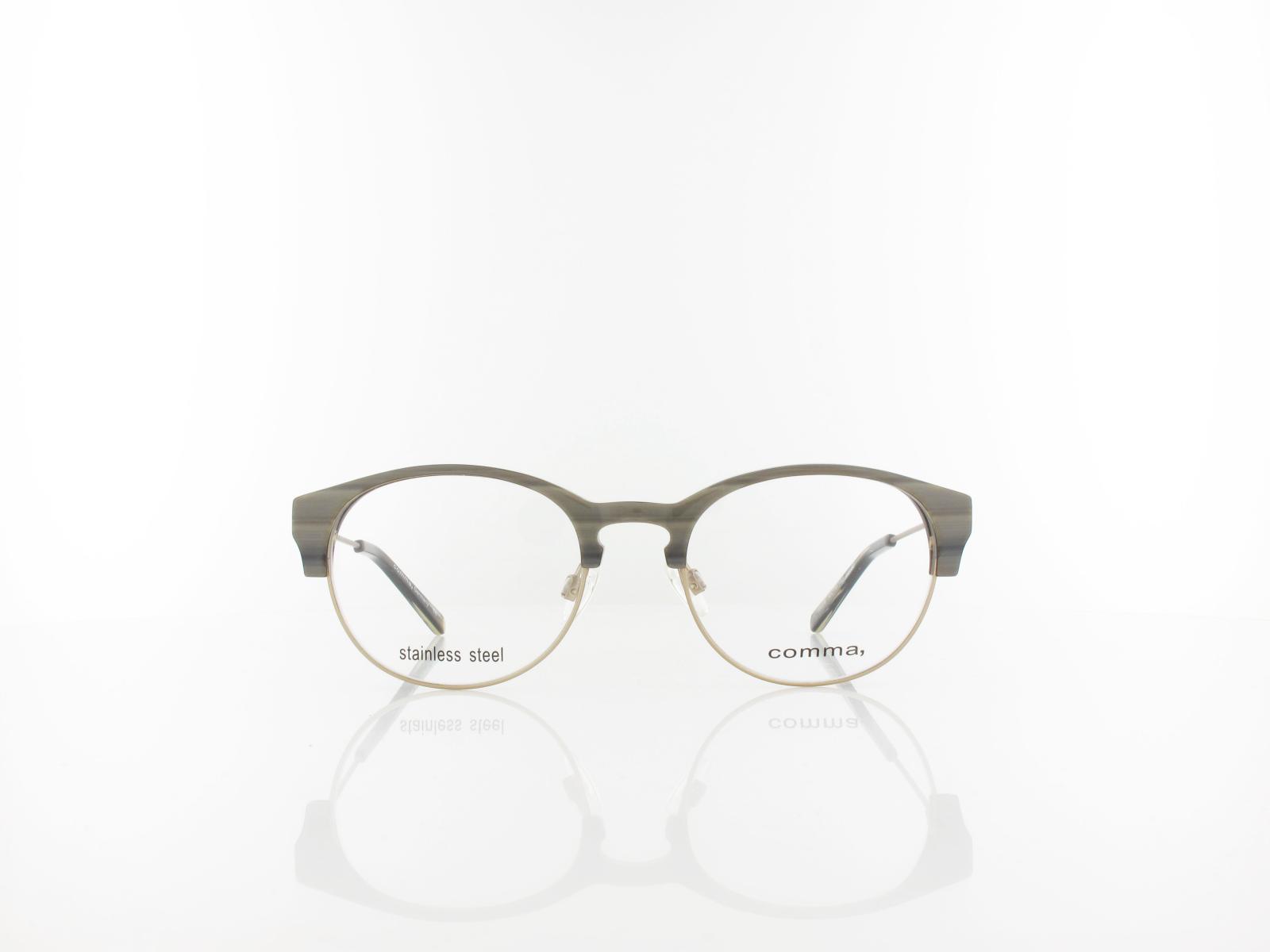 Comma | 70026 60 50 | striped brown grey light gold