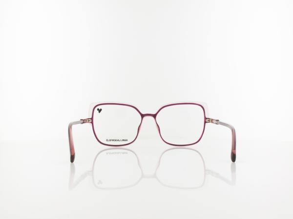 Karl Lagerfeld | KL6096 626 55 | dark strawberry rose