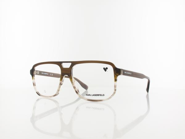 Karl Lagerfeld | KL6156 246 58 | brown striped brown
