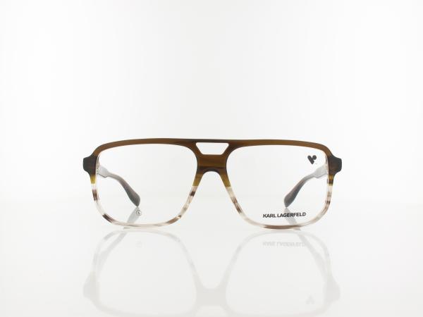 Karl Lagerfeld | KL6156 246 58 | brown striped brown