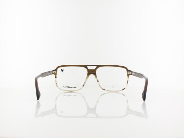 Karl Lagerfeld | KL6156 246 58 | brown striped brown