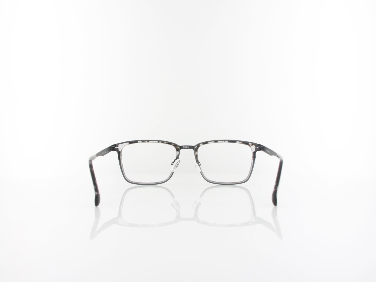 Brilando | Premium F2440 51 | wasserhell gemustert schwarz