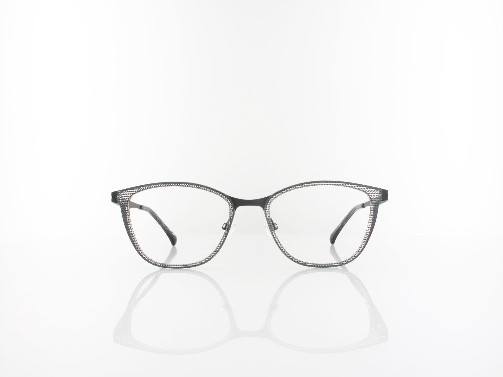 Brilando | Premium U2470 52 | wasserhell gemustert schwarz