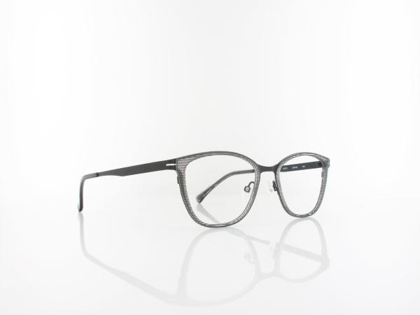 Brilando | Premium U2470 52 | wasserhell gemustert schwarz