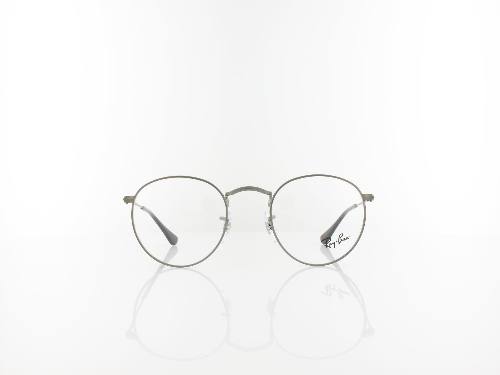 Ray Ban | Round Metal RX3447V 2620 47 | matte gunmetal