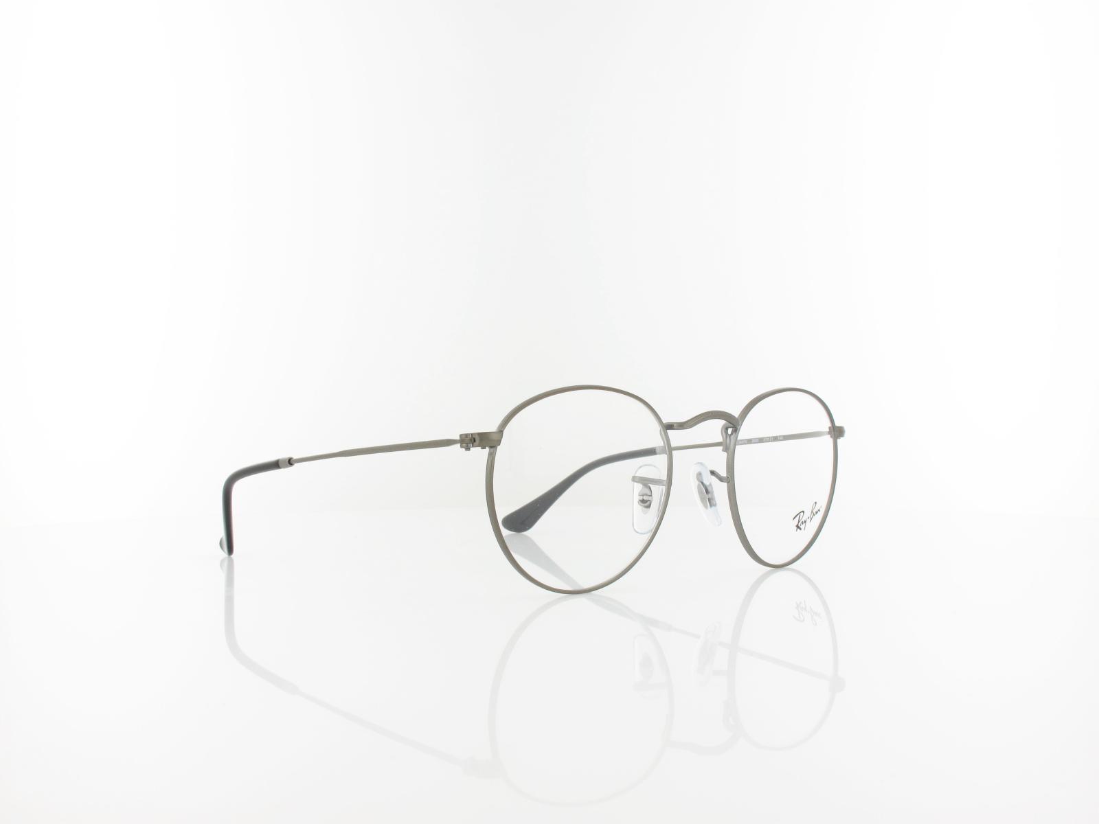 Ray Ban | Round Metal RX3447V 2620 47 | matte gunmetal