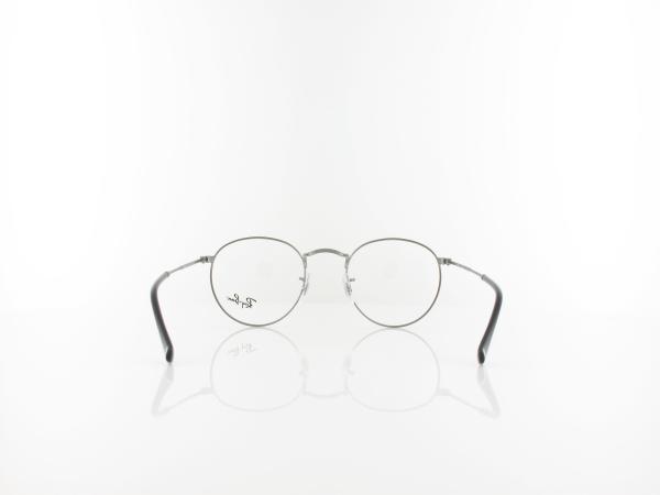 Ray Ban | Round Metal RX3447V 2620 47 | matte gunmetal