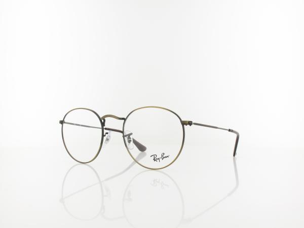Ray Ban | Round Metal RX3447V 3117 50 | antique gold