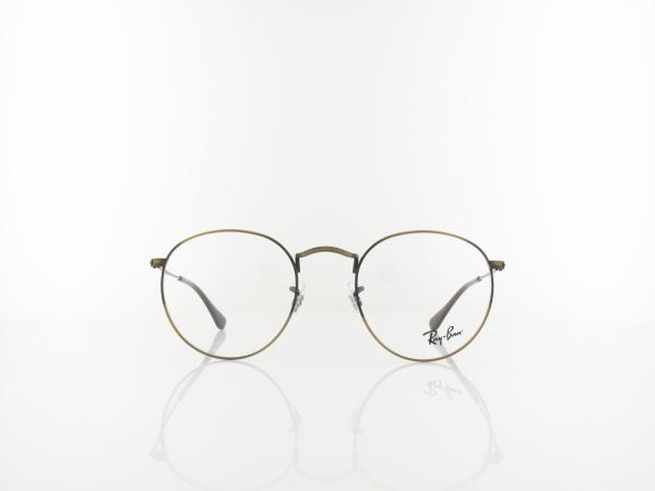 Ray Ban | Round Metal RX3447V 3117 50 | antique gold
