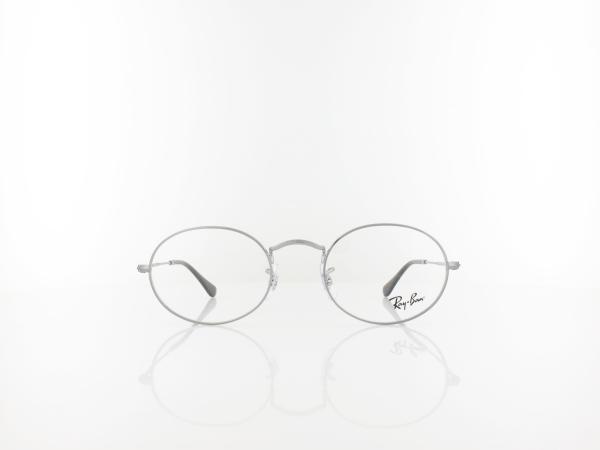 Ray Ban | RX3547V OVAL 2502 51 | gunmetal
