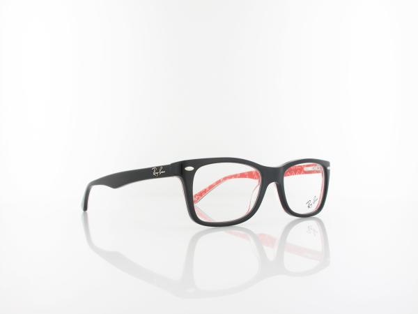 Ray Ban | RX5228 2479 50 | top black on texture red