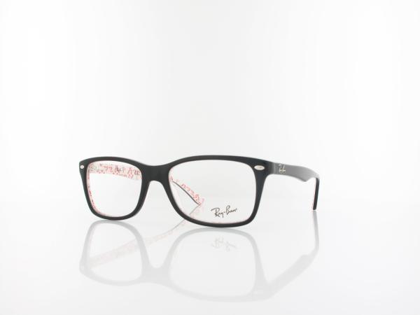 Ray Ban | RX5228 5014 53 | top black on texture white