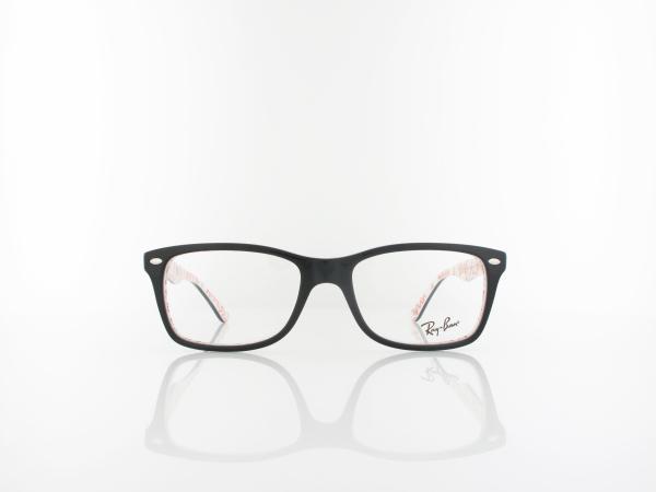 Ray Ban | RX5228 5014 53 | top black on texture white